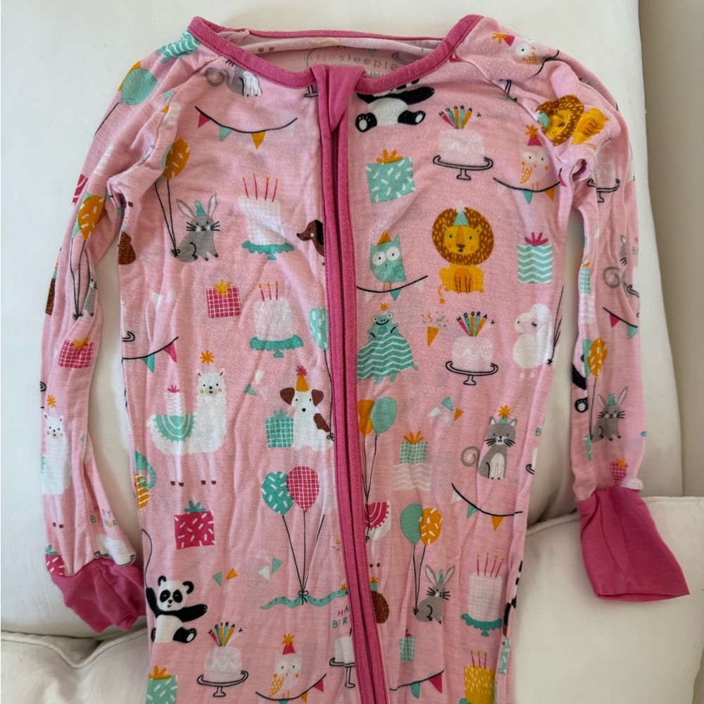 Little Sleepies Birthday Animal Party Zippy